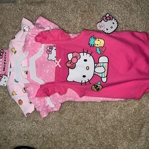 Hello Kitty Vibrant Pink Bodysuit Set